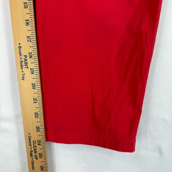 Lululemon Size 8 Your True Trouser High Rise Straight Crop Pant Carnation Red - Picture 11 of 12